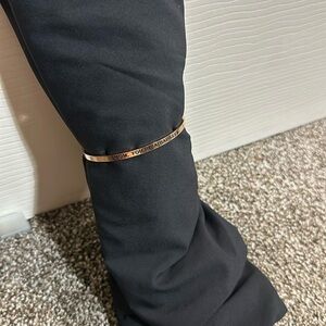 Mom You’re a Bada** Dainty cuff bracelet rose gold color never worn